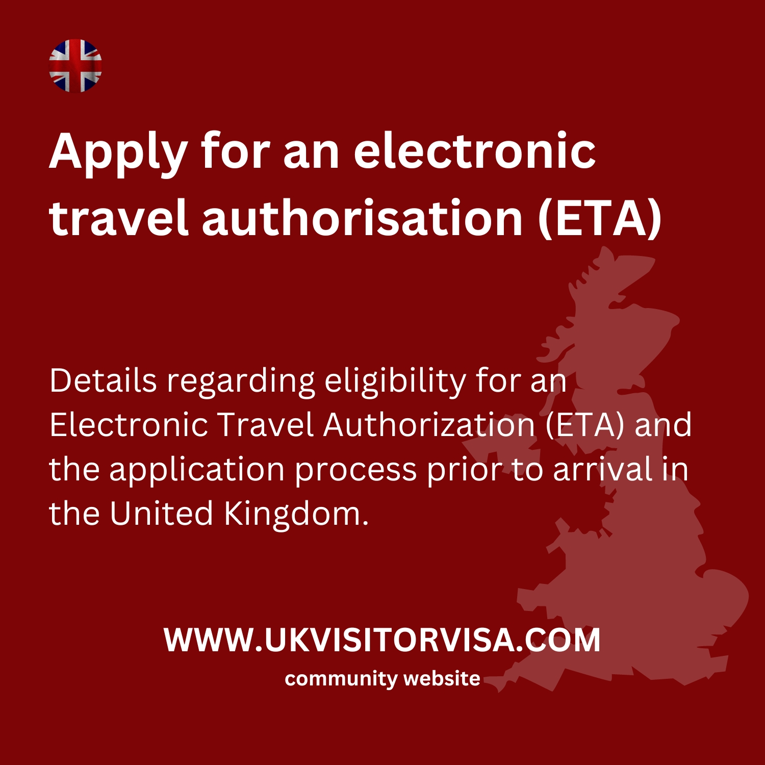 Apply for an electronic travel authorisation (ETA)